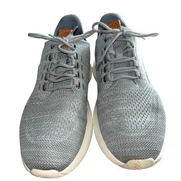 Johnston & Murphy Men's size 10 Amherst 2.0 Knit casual shoes gray leather trim - Picture 2 of 8